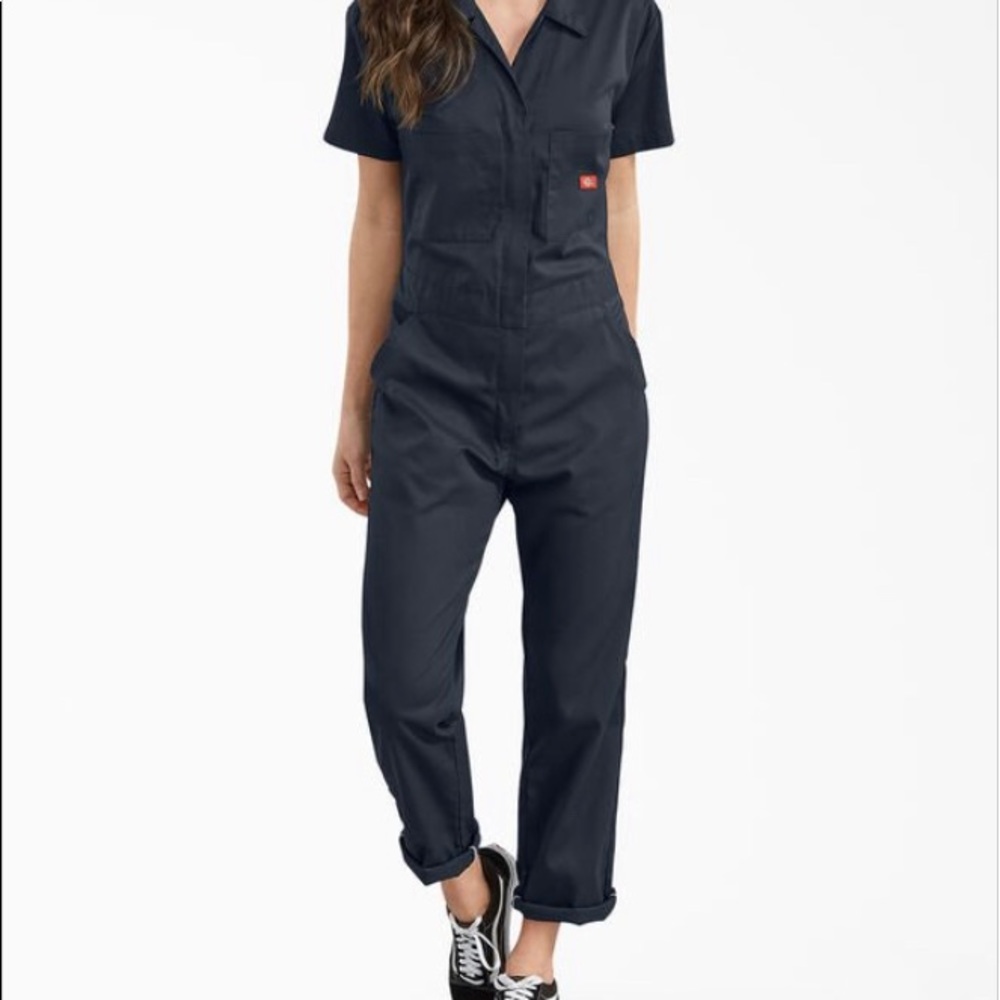 Dickies Short Sleeve Coverall-Dark Navy